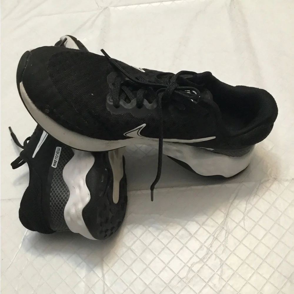 Nike Black Sneakers with White Swoosh